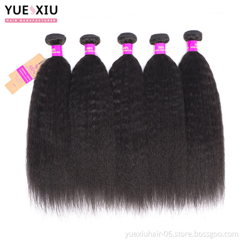 Kinky Straight Hair Big Sale 20 Inch Human Hair Weave Extension Cheap Weave Hair Online